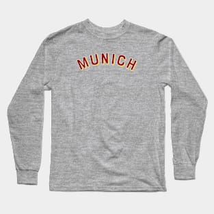 Munich Germany Vintage Arched Type Long Sleeve T-Shirt